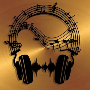 Elegant And Minimalist Musical Note Metal Wall Art - The Perfect Choice For Home, Office And  Decoration, An Ideal Gift For Music Lovers, Reusable And Removable, Suitable Forationr Room Deco, Modern Home Decor