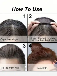 Porous Sponge Hair Pad, Invisible Hair Root Lifter, Girl Hair Care Accessories, Dual-Sided Sponge Comb, DIY Dry Hairstyling Tools