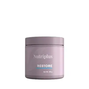 Nutriplus Restore - Promotes Rest Relaxation & Recovery with Calcium Magnesium Zinc & Vitamin D 240g