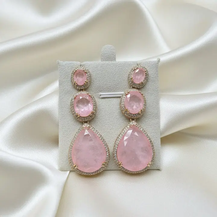 Rosé Royale Drop Earrings