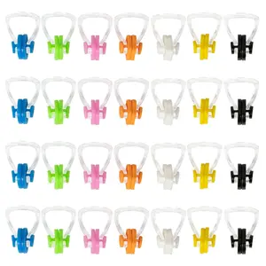 28 Pcs Swimming Nose Clips, Silicone Waterproof Swim Nose Plugs for Kids Age 7+ and Adults, Includes 7 Colors, Durable and Comfortable Design, Swimming Accessories