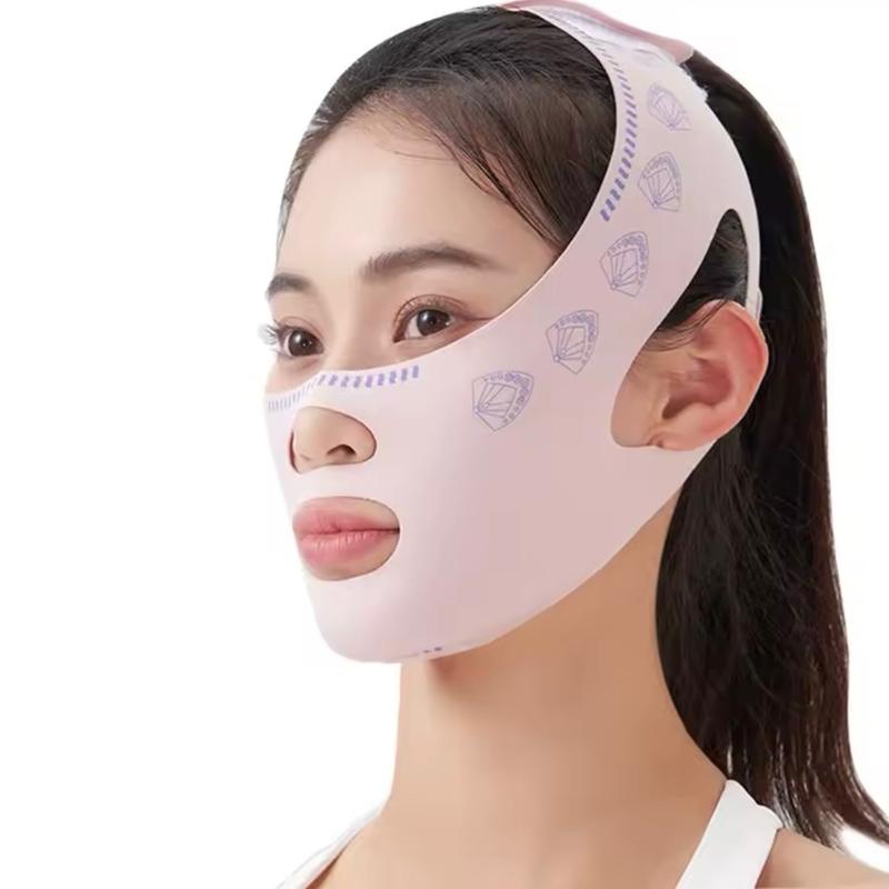 Breathable V Face Band Cheek Lift Up Face Thin Mask Reduce Double Chin V-Line Shaping Bandage Anti Wrinkle Face Bandage Comfort Skincare Contour Facial Daily