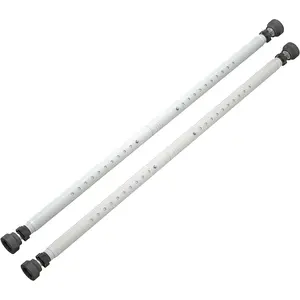 2 count Sliding Glass Door  Bar,Adjustable  Bar ( Model(16.5-51 inch)), White, Sec-2