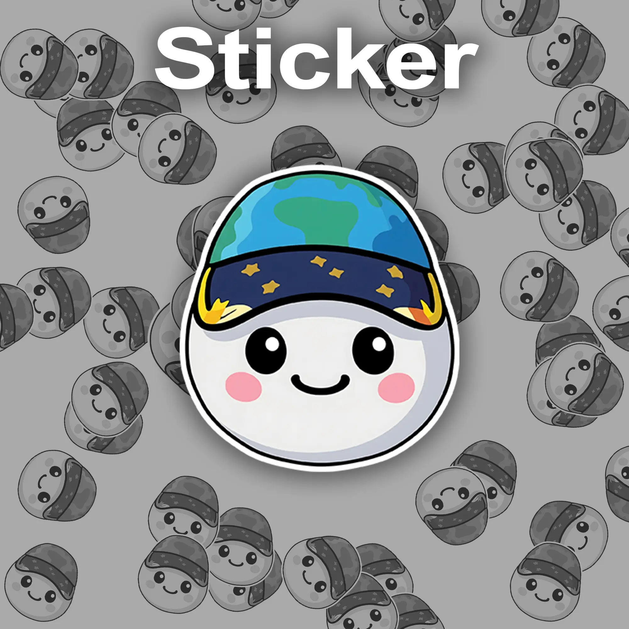 [DIE-CUT STICKER] Artemis Sticker, Cute Die-cut Sticker, Artemis II NASA Mission Sticker