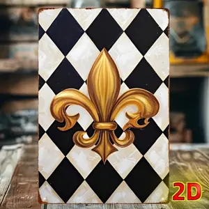 Aluminum Wall Art in Black and Gold for Home Cafe Room Bedroom Kitchen Bathroom Living Room Wall Decor House Decor