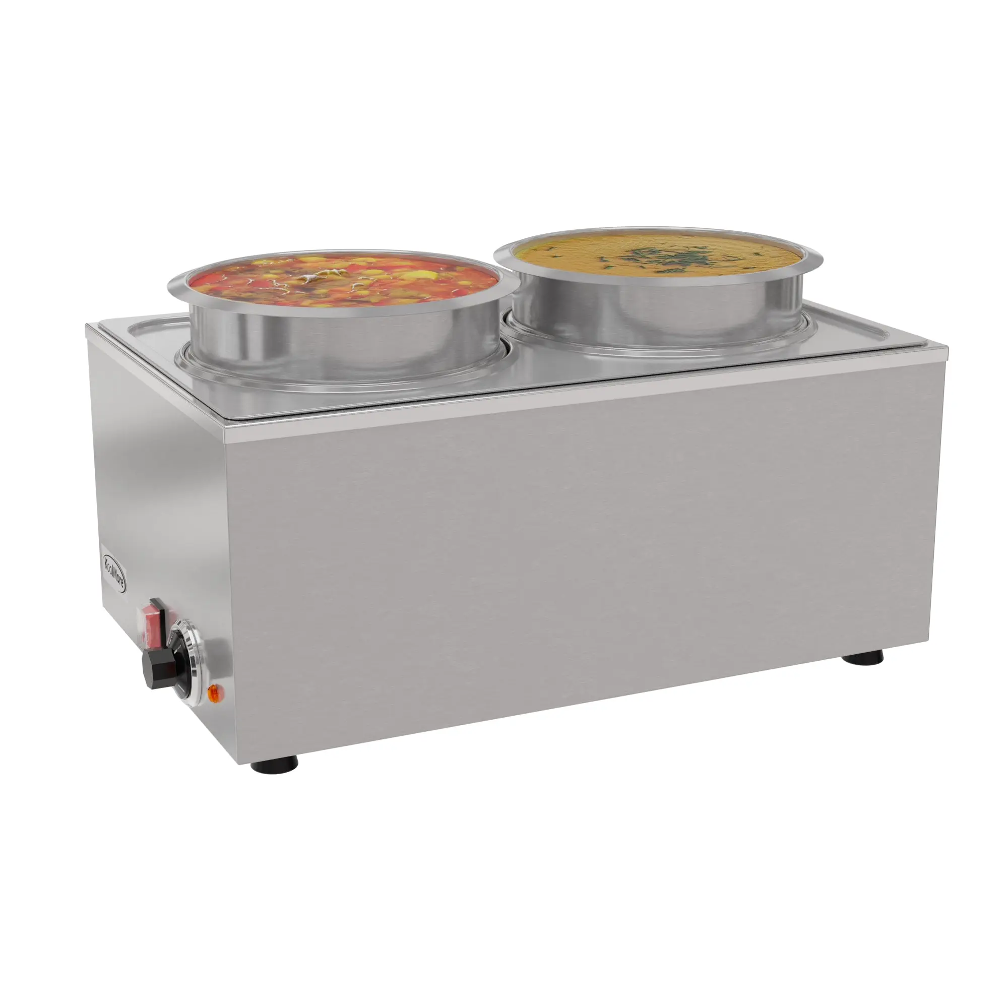 8 Qt. Two-Pot Electric Countertop Food Warmer