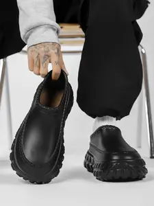 Unisex Anti-Slip Oil-Resistant Chef Shoes Slippers, Waterproof Easy Clean, Durable Thick Sole, Lightweight Comfortable Daily Wear Foot Clogs