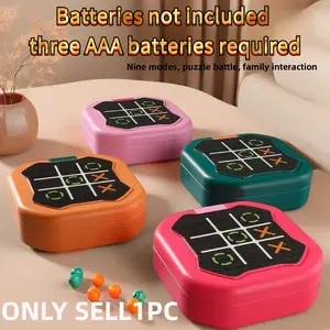 New Smart Tic-Tac-Toe, Children's Educational Multi-Mode Toy, Strategy Board Game Handheld Electronic Game Console, Logic Thinking Training Parent-Child Interactive Family Board Games Toy, Holiday Gift