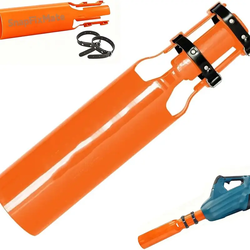 GJANSH Leaf Blower Air Booster, Air Flow Booster for Blower, Universal Cordless High-Flow Air Booster Attachment, Turbo Nozzle Extension Boosts Speed & Power for Yard, Lawn Cleanup, Fits 2–4 Inch Nozzles,SnapFixMate,