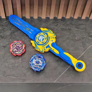 Burst Spinning Top Set, 1 Set Spinning Top Toy with Launcher, Novelty Toy for Kids, Birthday