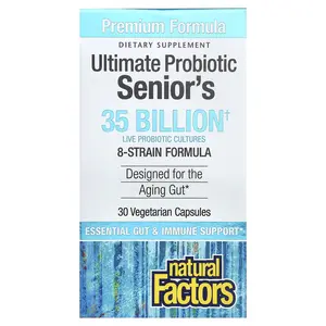Natural Factors Ultimate Probiotic Senior's, 30 Vegetarian Capsules
