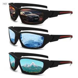 Outdoor Performance Sunglasses Men Trendy Athletic Wrap Frame Reflective Lens UV400 Sun Protection Fashion Shades for Fishing Road Trips Cycling Workout and Casual Streetwear Looks