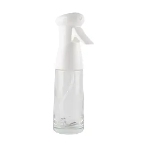 KAWASIMAYA 220ml Fine Mist Oil Sprayer for Air Fryer, Kitchen Cooking, Salad Dressing - Precise Control, Healthy Fat Reduction, Glass Spray Bottle, White