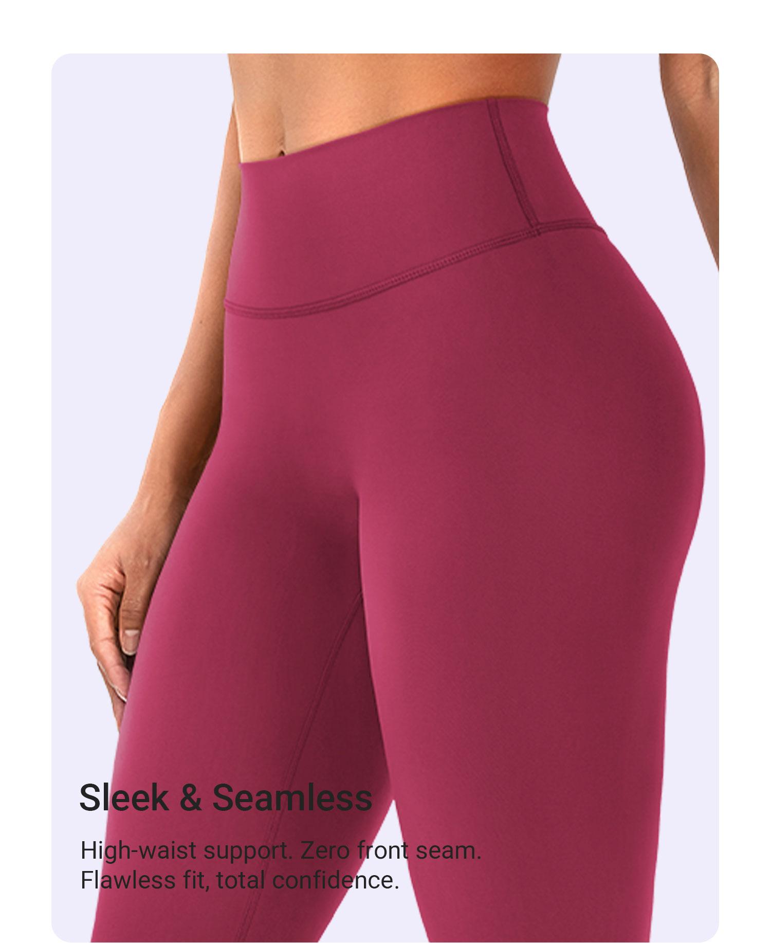 YEOREO Women's 17" High Waisted Workout Capri Leggings - No Front Seam, Hidden Scrunch, Everyday Active for Gym Yoga - Summer Finds, Soho Chic