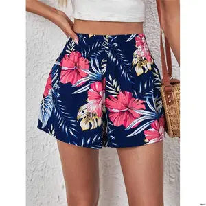 tiktokVCAYTropicalPrintWideLegShorts