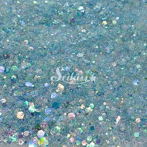 Glacier Iridescent Chunky Glitter - Blue Glitter