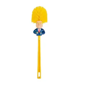 Trump Themed Toilet Brush  Funny "Make Toilet Great Again" Cleaning Scrubber