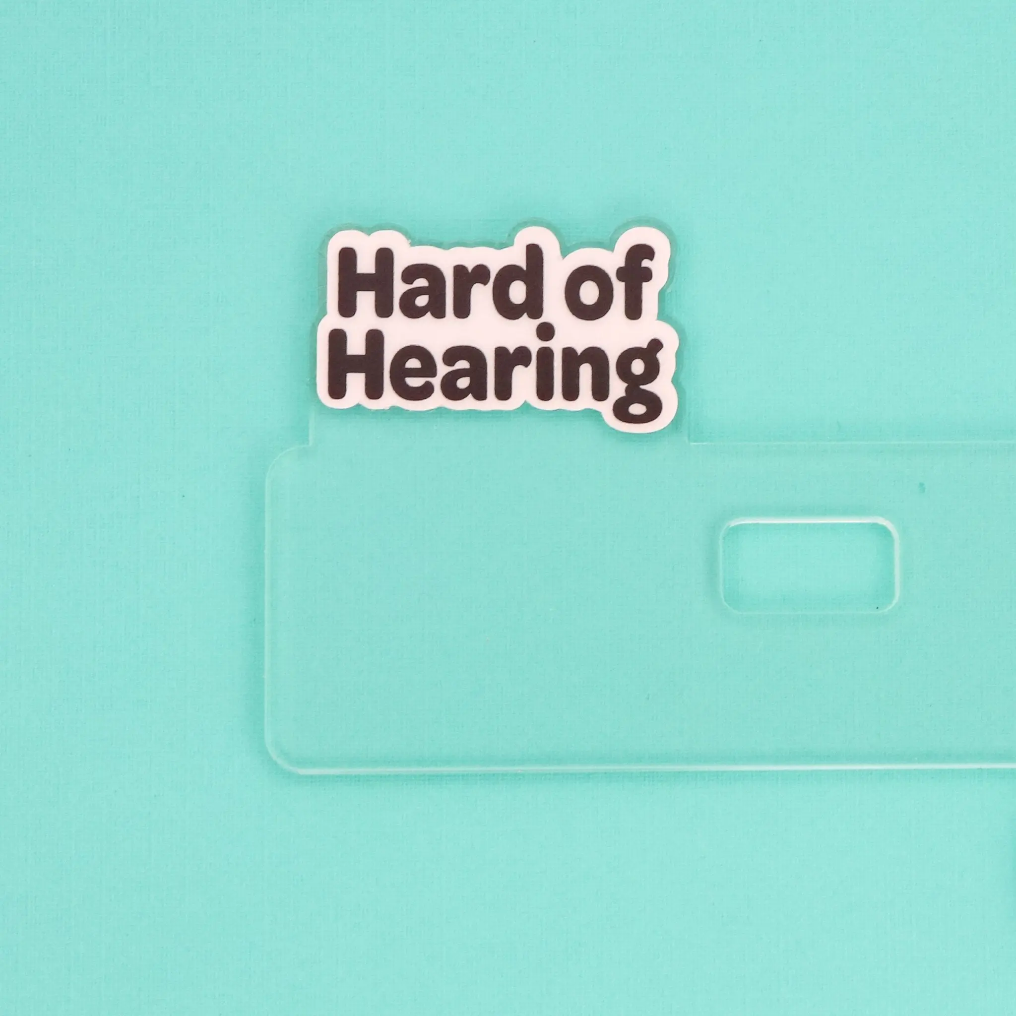 Badge Topper - Hard of Hearing
