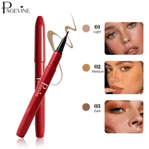 3-in-1 Freckle Pen, Waterproof Faux Freckles, Beauty Mark & Eyeliner Pen, Long Lasting Quick Dry Makeup for Natural Looking Freckles.