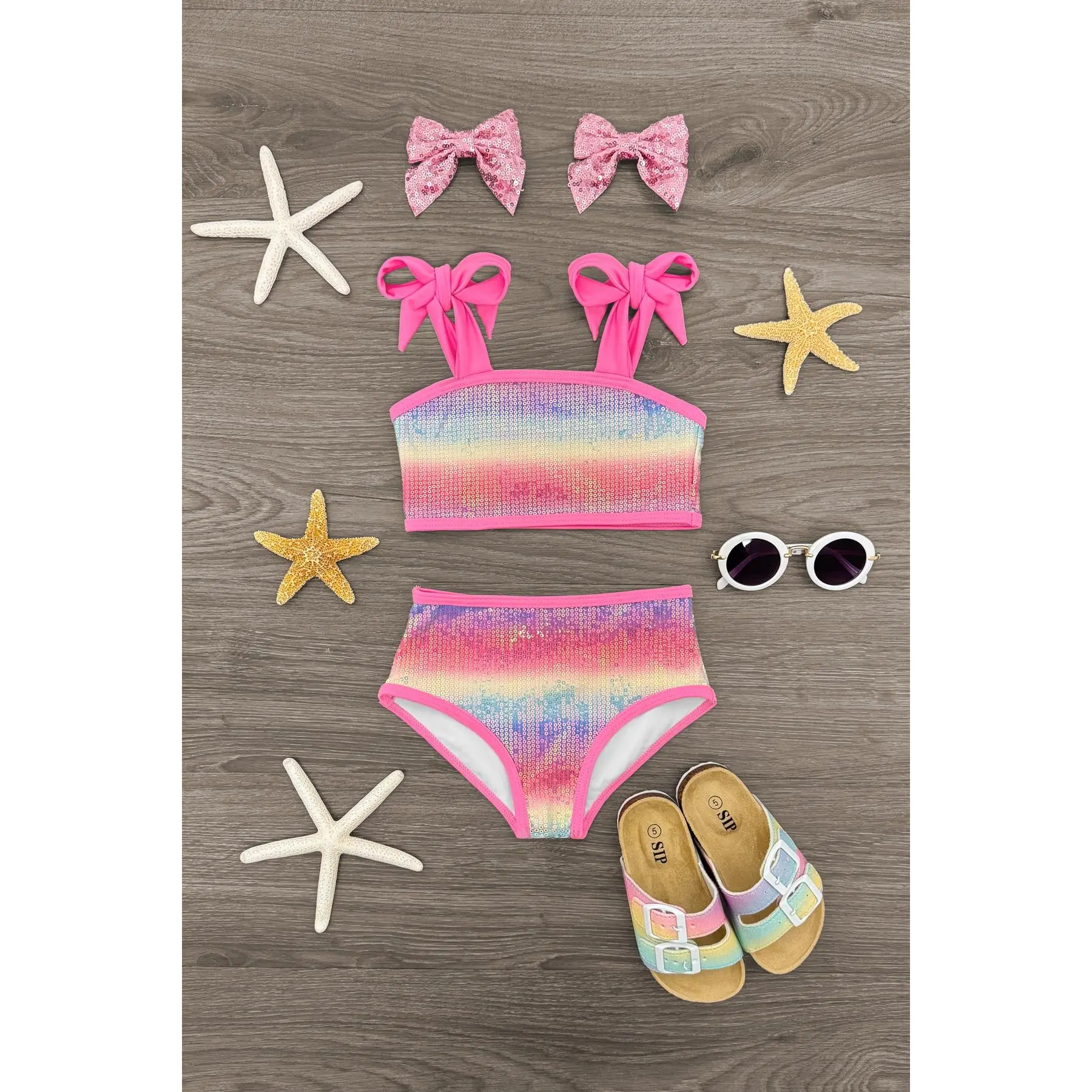 Rainbow Sequin Bikini Rainbow Sequin Bikini