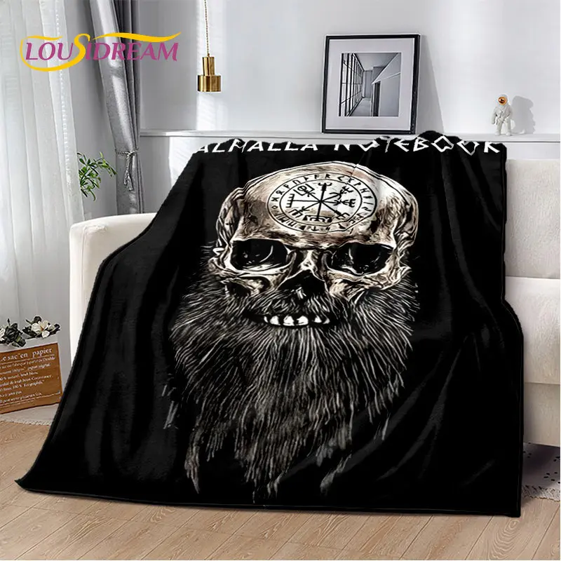 Viking Norse Mythology Yggdrasil Tree of Life Soft Plush Blanket,Flannel Blanket Throw Blanket for Living Room Bedroom Bed Sofa Thanksgiving holiday gifts for family, friends and children