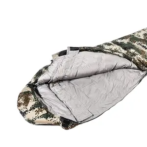 Duck Down Filled Water Resistant Lined Warming Cold Weather Emergency Life Saving Durable Tear Resistant Sleeping  Bag