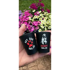 AVY DOG Unbreakable Silicone Shot Glass – 2 oz Premium BPA-Free Drinkware