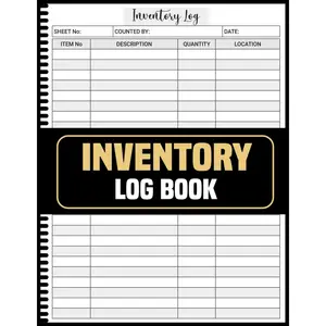 Inventory Log Book: Perfect for Small Business, Warehouse, or Retail Stock Management Paperback – June 23, 2025