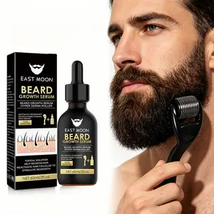 Beard Growth Serum, Derma Roller, And Nourishing Beard Oil—Daily Beard Care Products And Tools For Men To Achieve A Thicker, Shinier Beard.