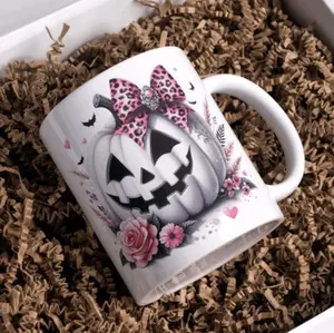 Fall Coquette Pumpkin Mug - Reusable Drinkware