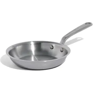 Cookware - 8-Inch Stainless Steel Frying Pan - 5 Ply Stainless Clad - Professional Cookware - Crafted in Italy - Induction Compatible