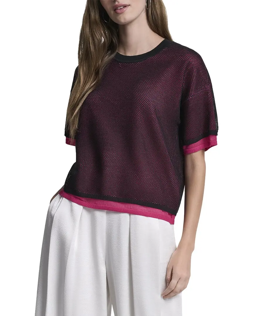 DKNY Boxy Two Layer Sweater