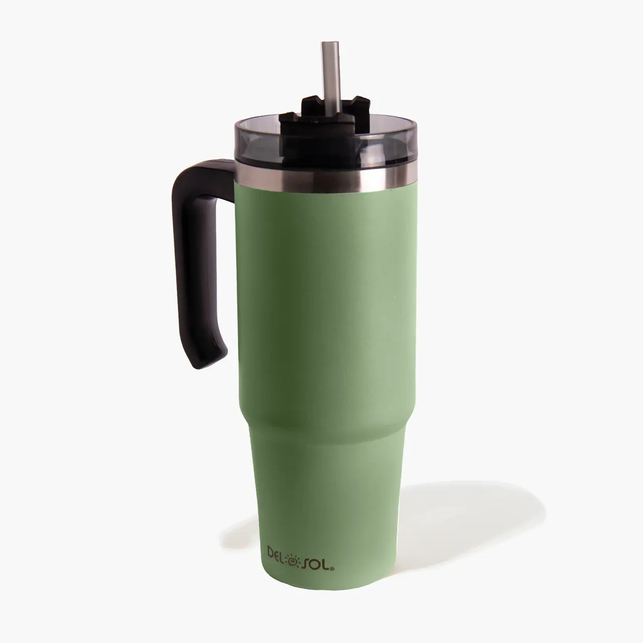 30oz Tumbler Mug - White to Green