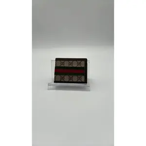 Pre-owned Leather Luxury Bags & Accessories Gucci GG Ophidia Bi Fold Wallet, Brown Date Code: NODC04261308 Entrupy ID: J976DJ2