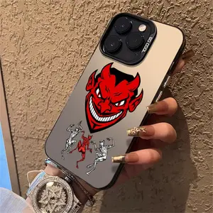 La tropa cdn Pattern Acrylic TPU Magnetic mobile phone case applicable Compatible with iPhone 17 Pro Max Phone Case 17 Air 16 E 15 Plus 14 13 12 11 X XS XR 7 8 Plus Samsung Galaxy S21 22 23 24 25 ULTRA FE Plus