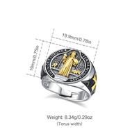 Style 2 / Two Tone - St. Benedict Figure