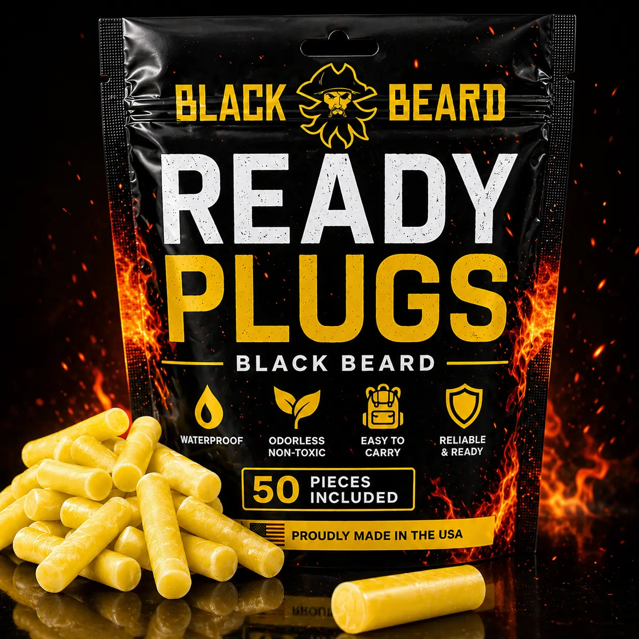 The Black Beard Ready Plugs The Black Beard Ready Plugs