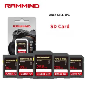 RAMMIND MicroSD Card, 1 Count Class 10 UHS-I SD Card Storage, Memory Card for Camera, Camera Accessories for Sports Camera, DSLR Camera