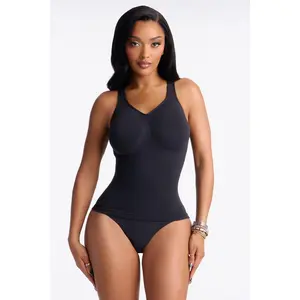 Nova Sculpt Seamless Strong Compression Shaping Tank - Black