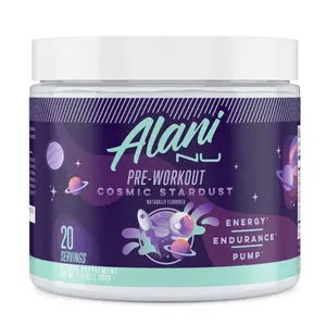 Alani Nu Pre-Workout Powder, Cosmic Stardust, 7.3oz, 20 Servings