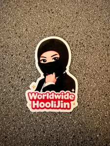 Jin “Worldwide HooliJin” Waterproof Sticker