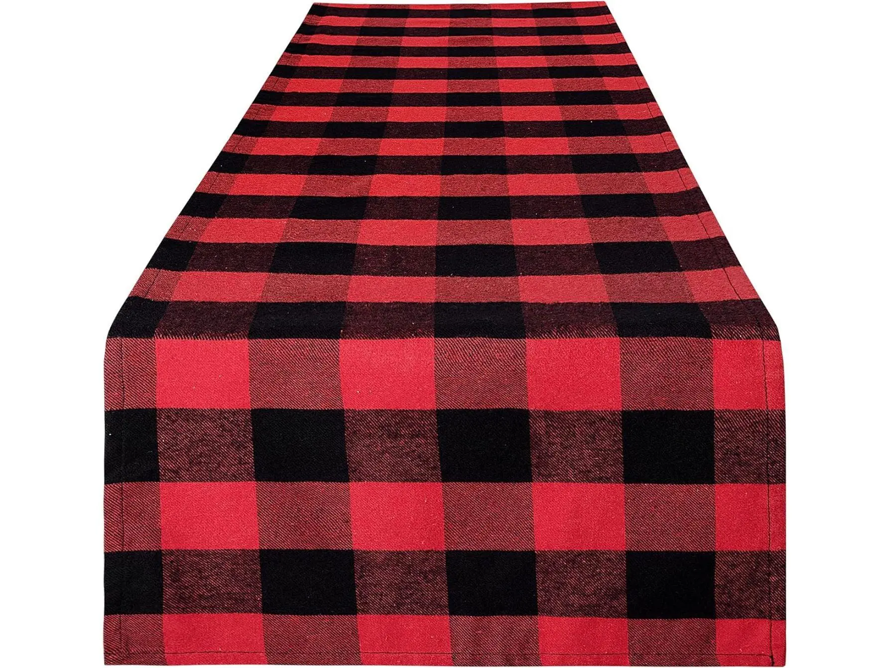 Zulay Home Table Runner for Summer, Buffalo Plaid Pattern, 14x72 Inches, Polycotton Fabric, Machine Washable Zulay Home Table Runner for Summer, Buffalo Plaid Pattern, 14x72 Inches, Polycotton Fabric, Machine Washable