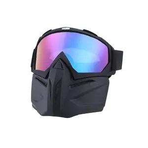 Harley-Inspired Windproof Goggles Retro Motorcycle Off-Road & Ski Eyewear for Outdoor Riding Windproof Protection Versatile Eyewear