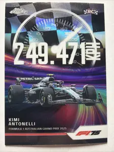 2025 Topps Chrome Formula 1 Kimi Antonelli ROOKIE Top Speed #TS-4