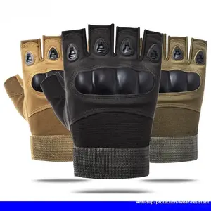 Men's Half-finger Full Finger Tactical Gloves Outdoor Cycling Non-slip Wear-resistant Touchscreen Windproof Winter Gloves for Mountaineering Fitness Motocross Training Perfect Gift