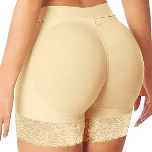 Butt Lifter Panties For Women Padded Underwear Hip Enhancer Shapewear Shorts Seamless Booty Pads Control Panty Lace Trim Removable Padding Spring Dress Essential Snatched Body Shaper