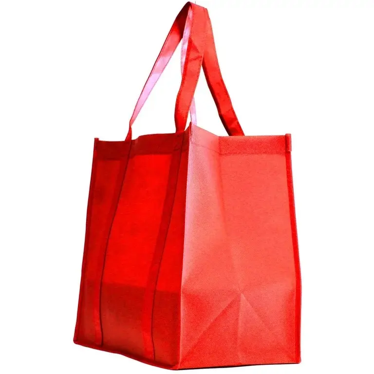 Reusable Red Tote Bag
