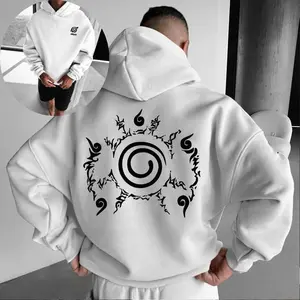 Made in USA N@ruto Simple Print Hoodie, Manga Hoodie for fan, Anime Street Style for men, Menswear