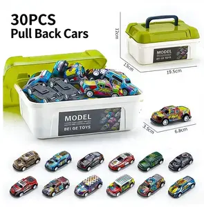 Children's Alloy Car Toy for Boys 2-3 Years Old Back Car Inertia Mini Simulation Racing Model Durable Lightweight Safe Playtime Gift