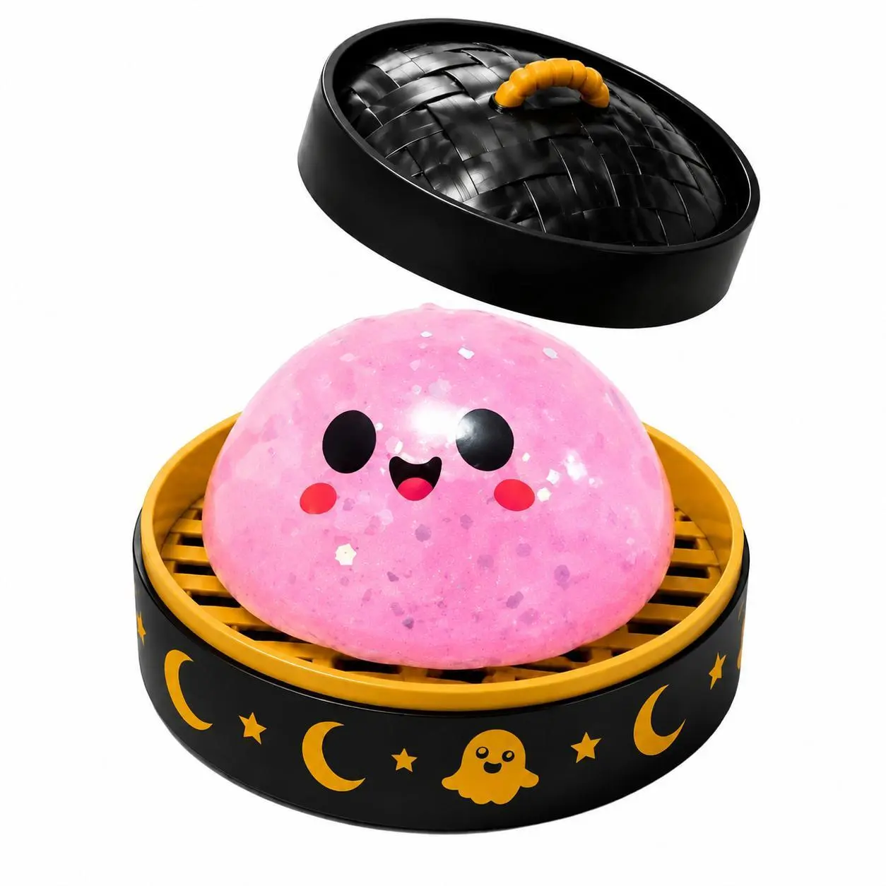 1Pc-Pink Glutton Dumpling